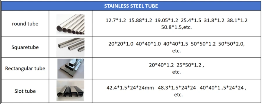 Stainless Steel Round Square Rectangular Tube Stainless Steel Round Square Rectangular Tube